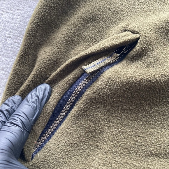 Sonoma Pullover Sweater Gray‎ Black Arctic Fleece Quarter Zip Mens Size XL - Picture 10 of 11